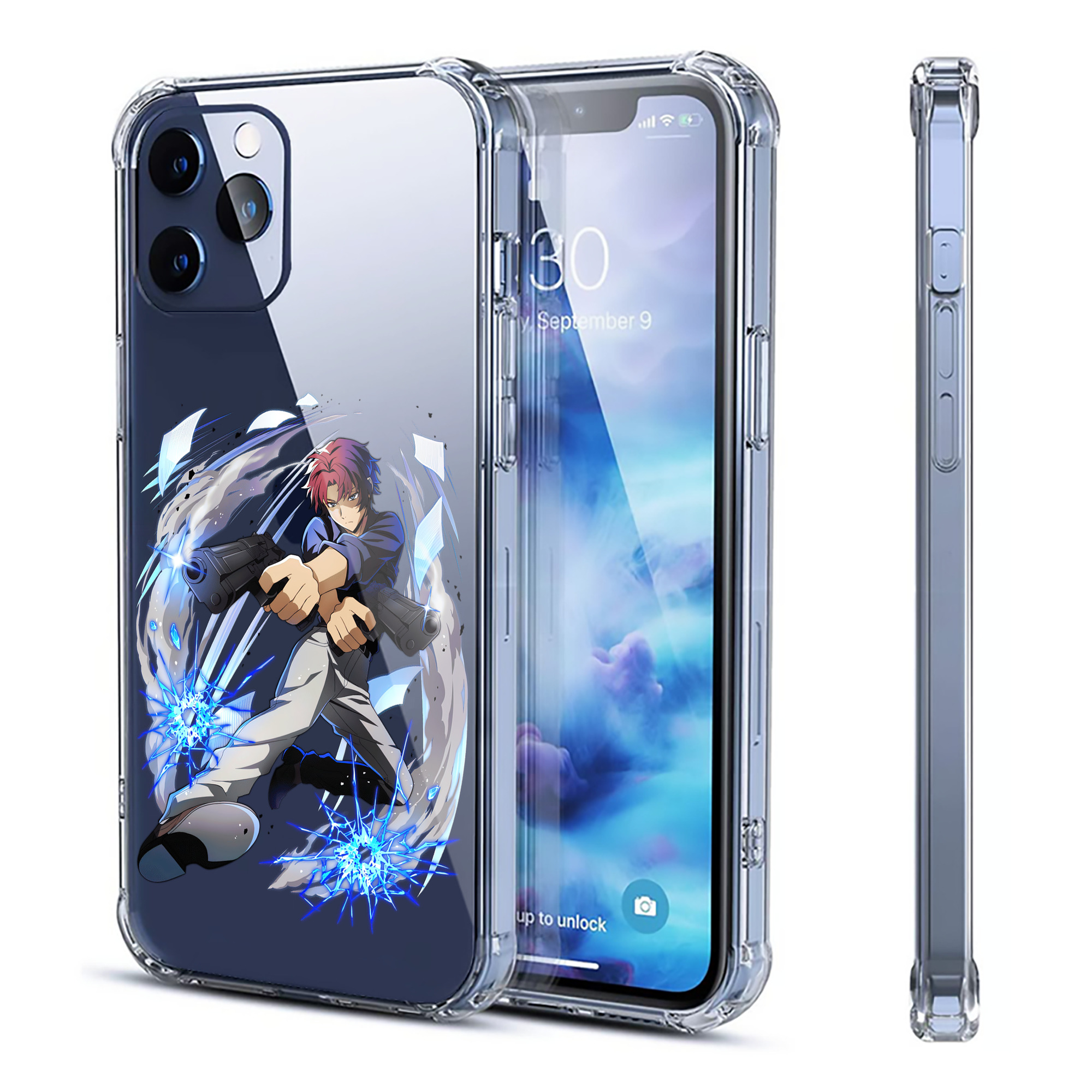 （画像用） 文豪ストレイドッグス Bungo Stray Dogs 【iPhone 12シリーズ対応】透明スマホケース（クリアソフトケース）